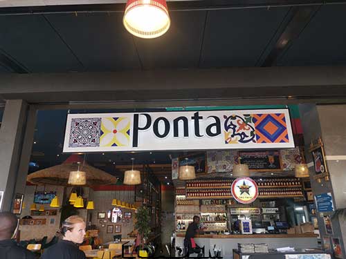 Ponta Top 10 Restaurants in Mall of Africa Loadem